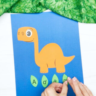 Dinosaur Name Craft For Kids [Free Template]