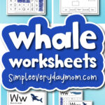 Whale worksheets cover image