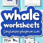 Whale worksheets cover image