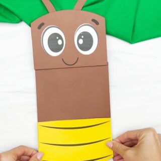 Firefly Puppet Craft For Kids [Free Template]