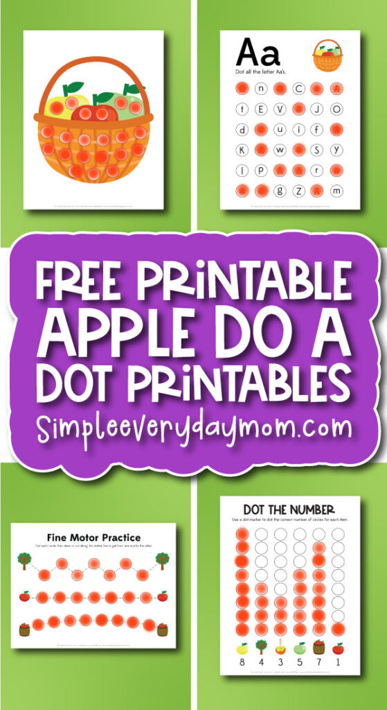 apple do a dot printables cover image