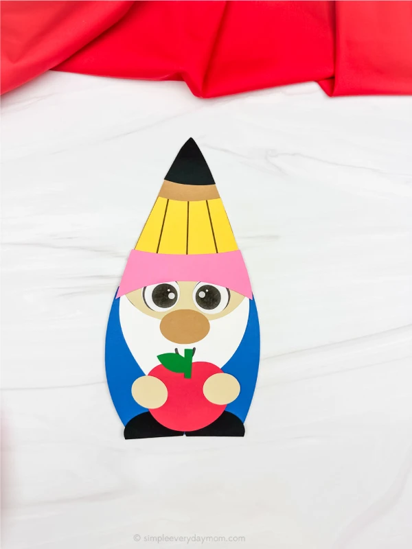 back to school gnome craft
