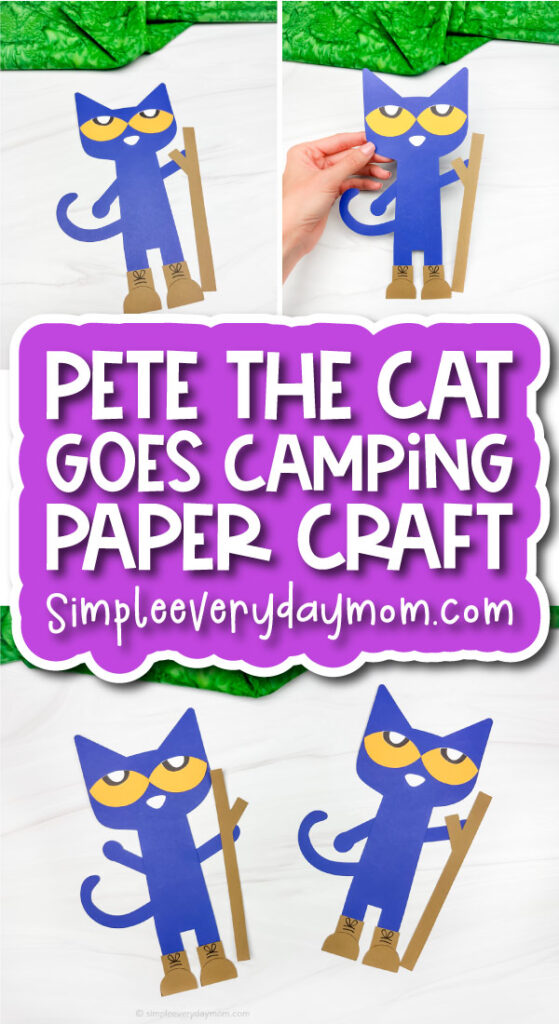 Pete the cat goes camping craft cover image