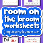 Room on the broom worksheets cover image