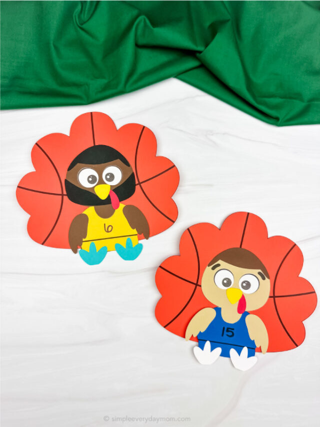 Disguise A Turkey Basketball Player Craft For Kids Story