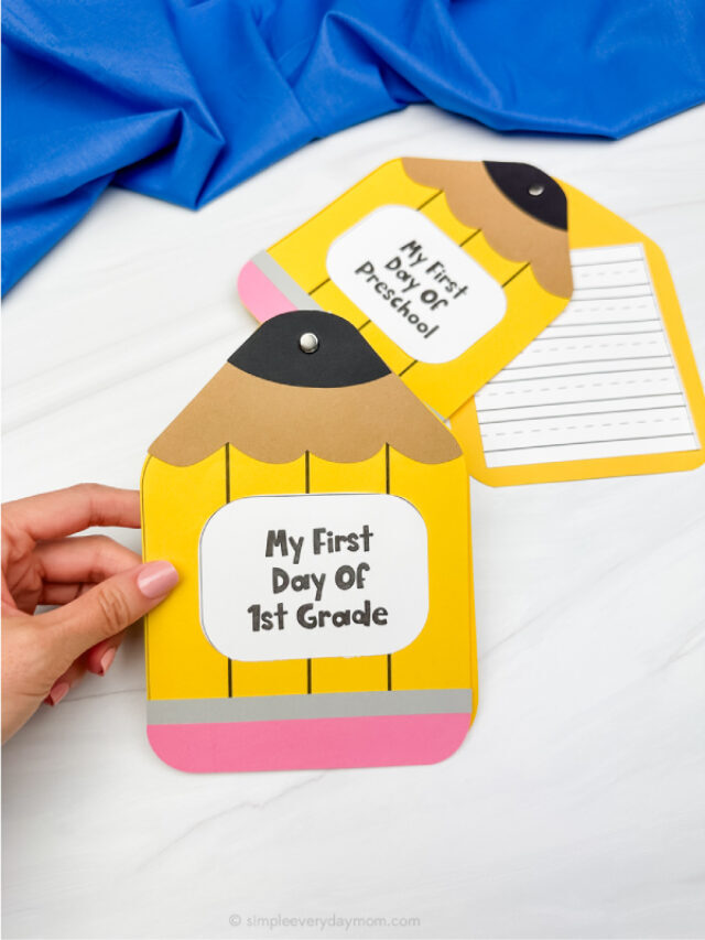 First Day Of School Printable Book For Kids [Free Template] Story