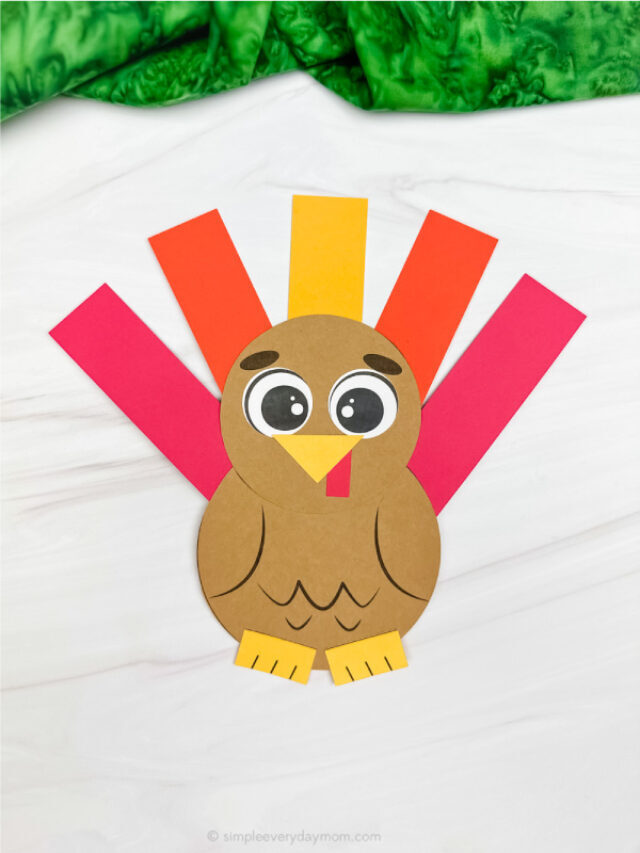 Shape Turkey Craft For Kids Story