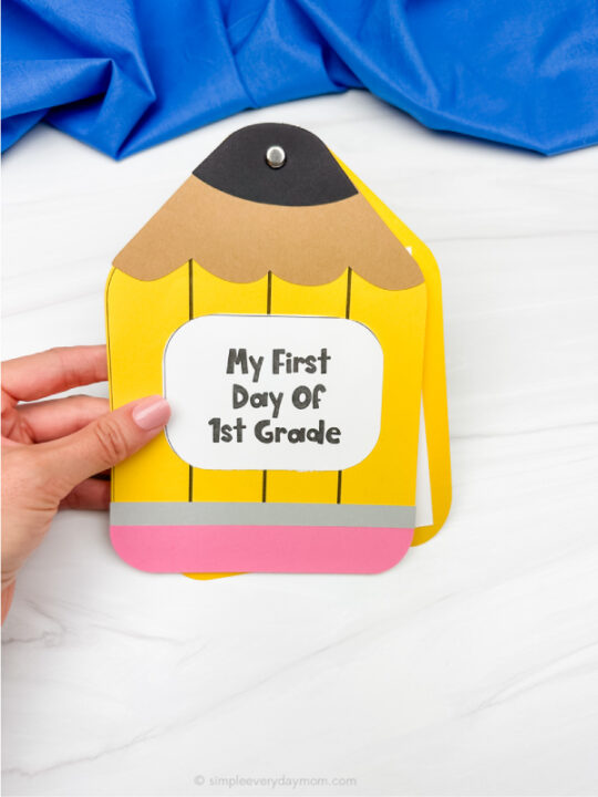 First Day Of School Printable Book For Kids [Free Template]