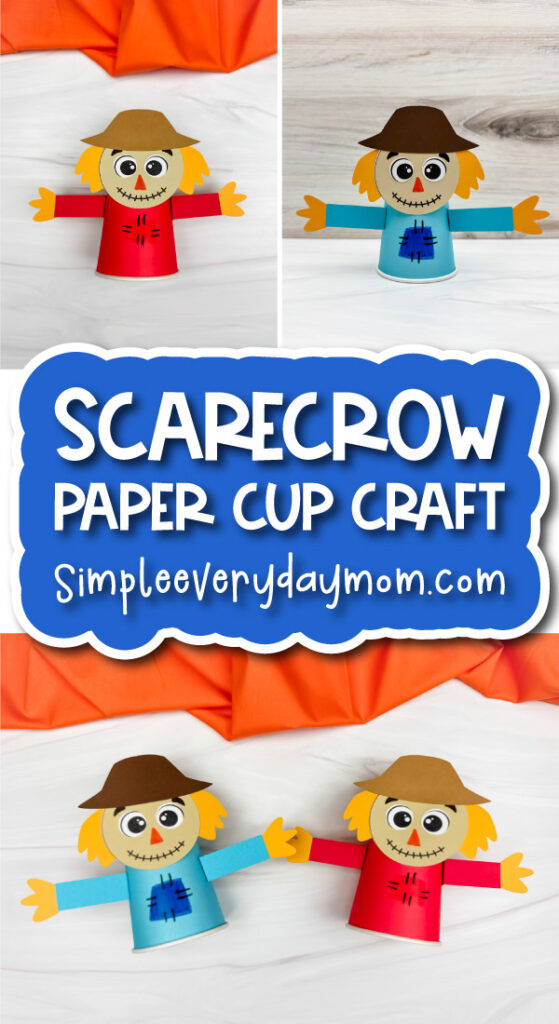 scarecrow paper cup craft cover image
