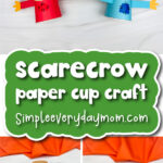 scarecrow paper cup craft cover image
