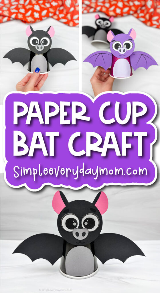 paper cup bat craft cover image