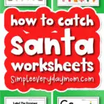 How to catch Santa worksheets cover image
