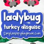 ladybug turkey disguise craft cover image
