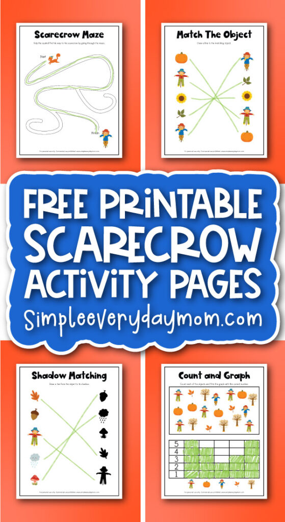Scarecrow activity sheet cover image