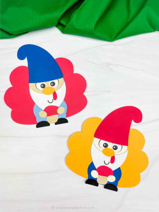Gnome Turkey Disguise Craft For Kids [Free Template] Story