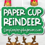 reindeer paper cup craft cover image