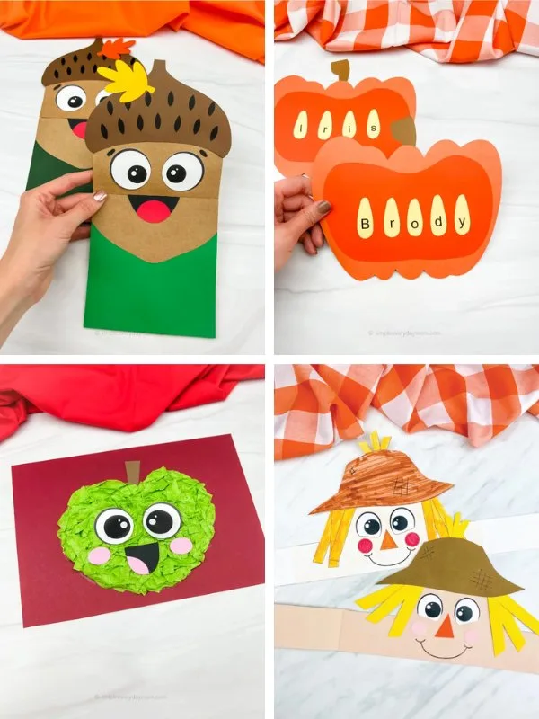 fall crafts ideas collage