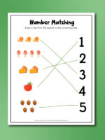 Free Printable Fall Matching Worksheets For Kids