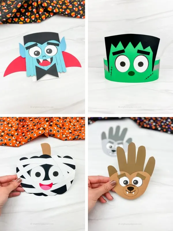 halloween crafts collage