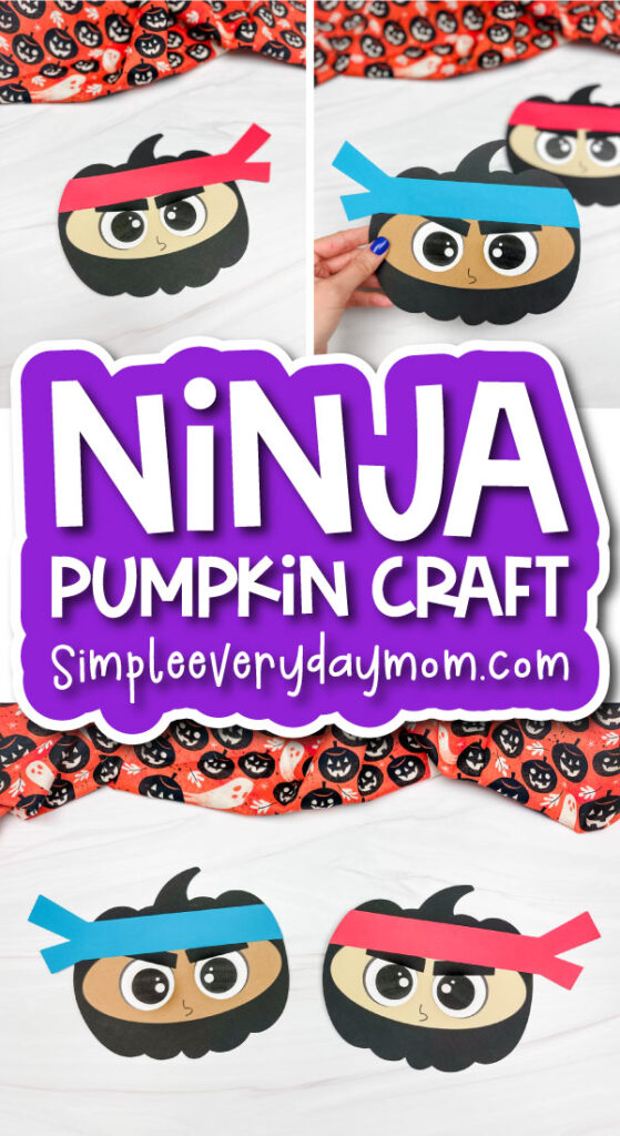 ninja pumpkin craft cover image