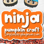 ninja pumpkin craft cover image