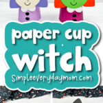 witch paper cup craft cover image