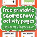 Scarecrow activity sheet cover image