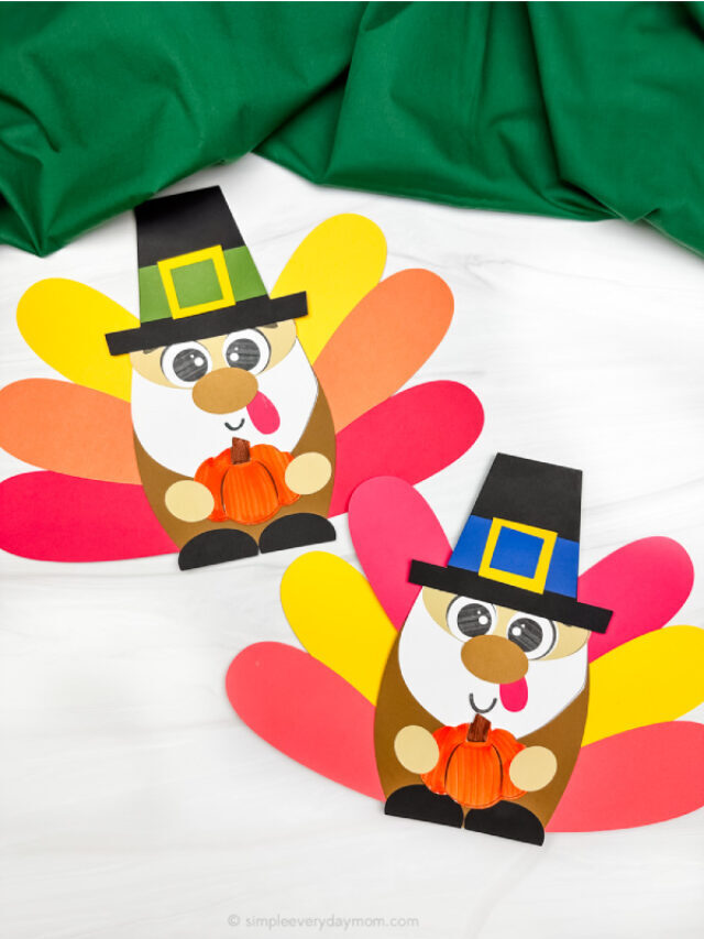 Turkey Gnome Craft For Kids [Free Template] Story