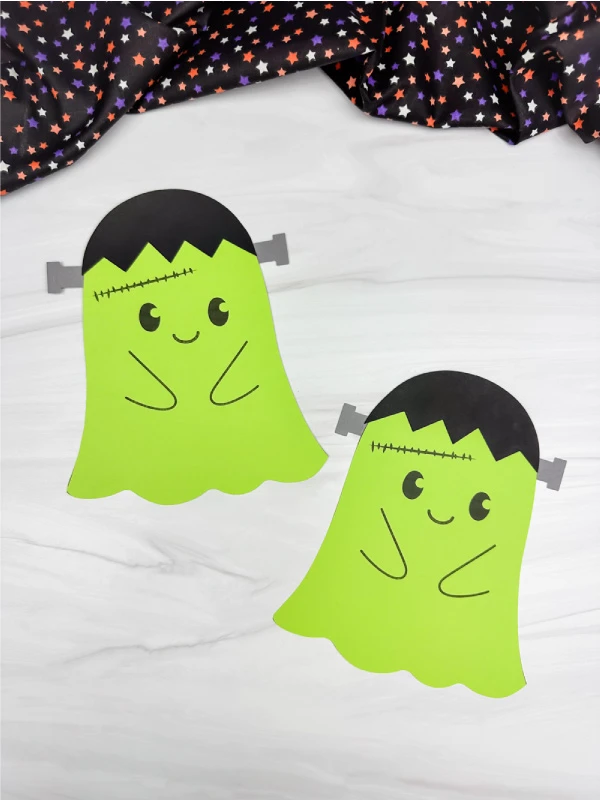 two side by side examples of Frankenstein ghost craft