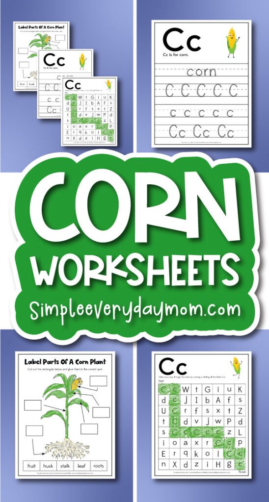 corn worksheets cover image