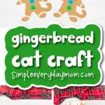 Gingerbread cat craft cover image