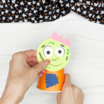 attaching the zombie head to the body