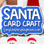 santa card craft pinterest image
