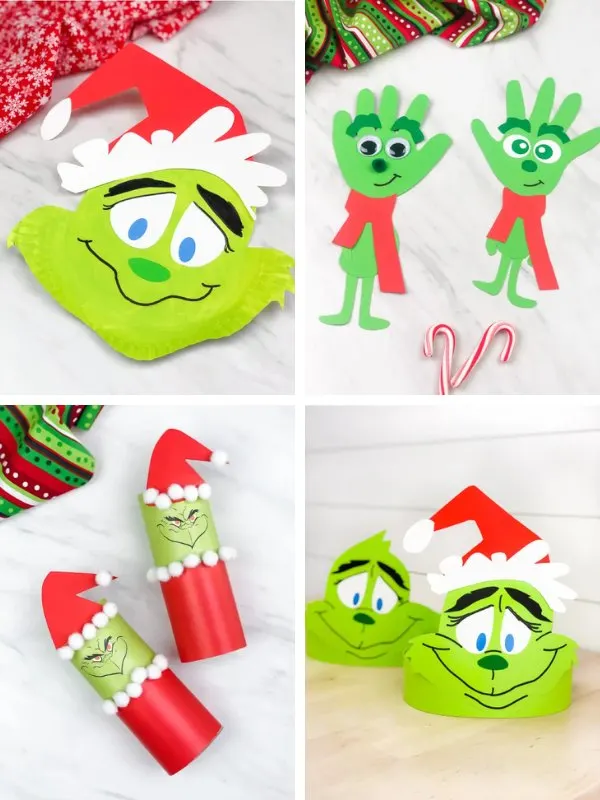 Christmas crafts collage