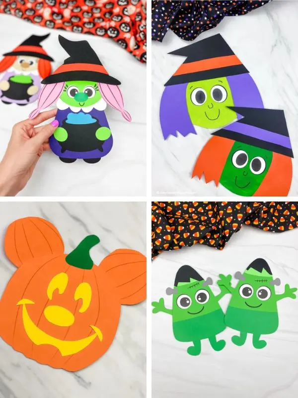 Halloween craft ideas for kids collage