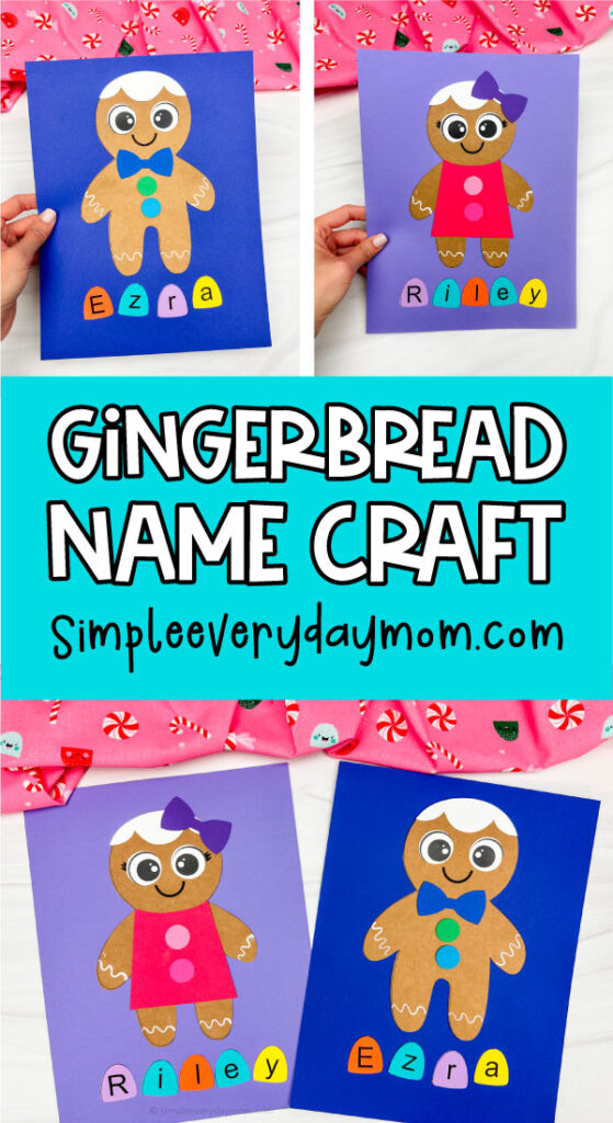 Gingerbread name craft cover image
