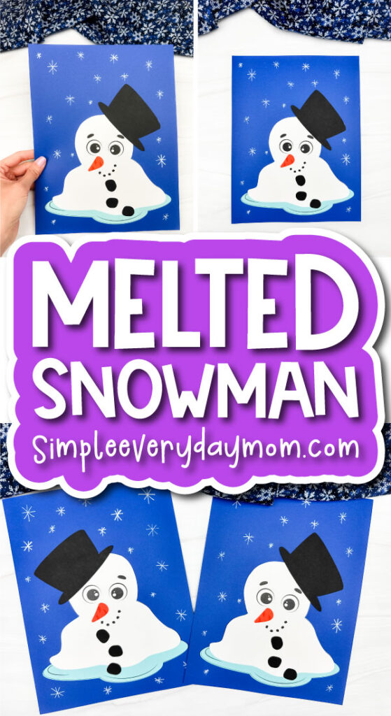 melted snowman craft for kids cover image