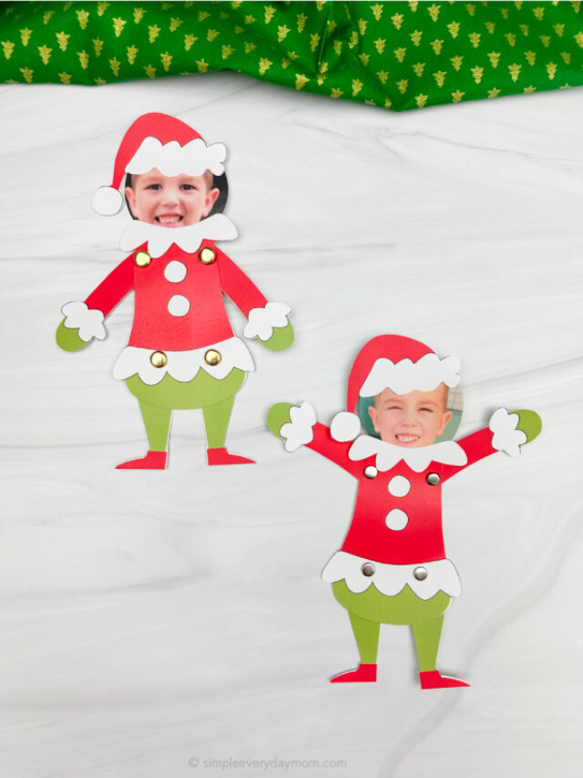 Cutest Grinch Photo Craft For Kids [Free Template] Story