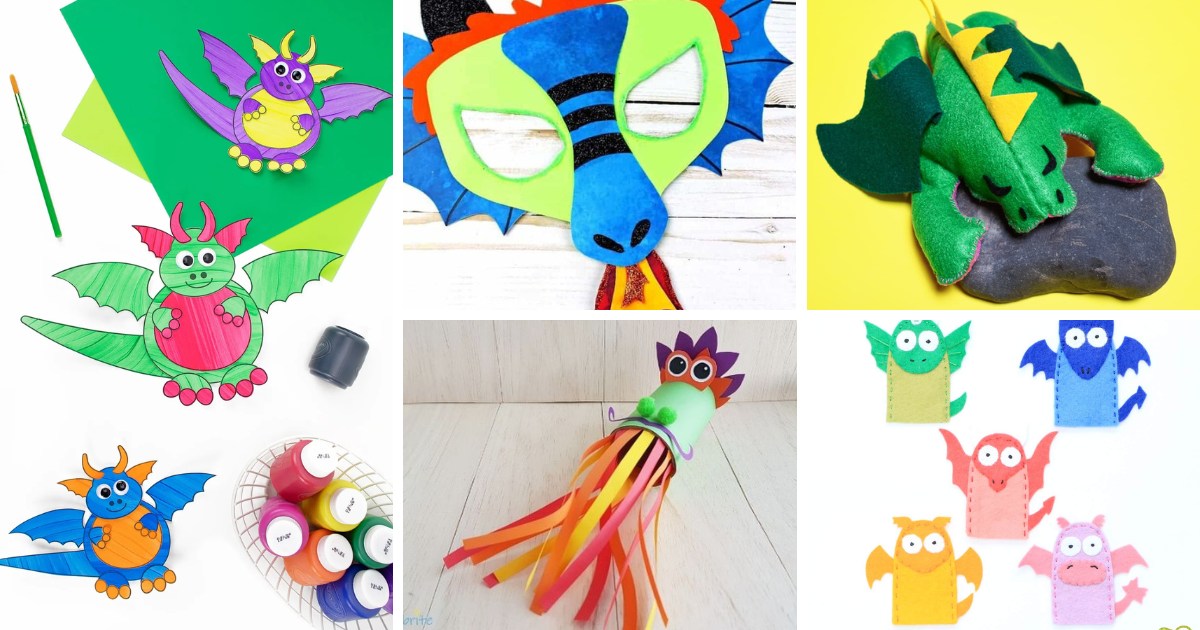 10 Easy Dragon Crafts for Chinese New Year