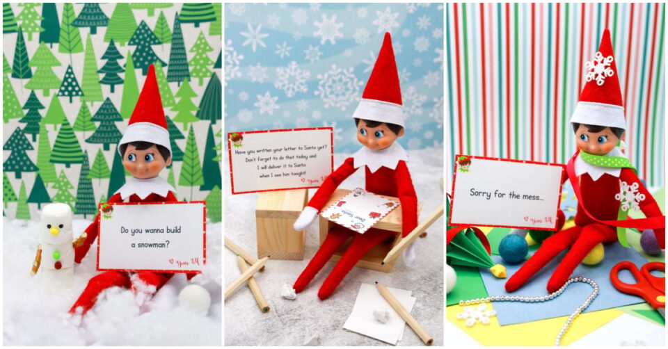 7 Fun & Messy Elf on the Shelf Ideas Kids Will Love! — free download