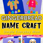 gingerbread name craft pinterest image