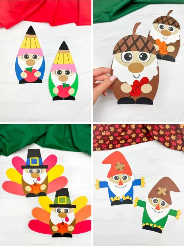 gnome crafts collage 2