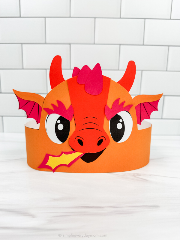 solo image of dragon headband craft second version
