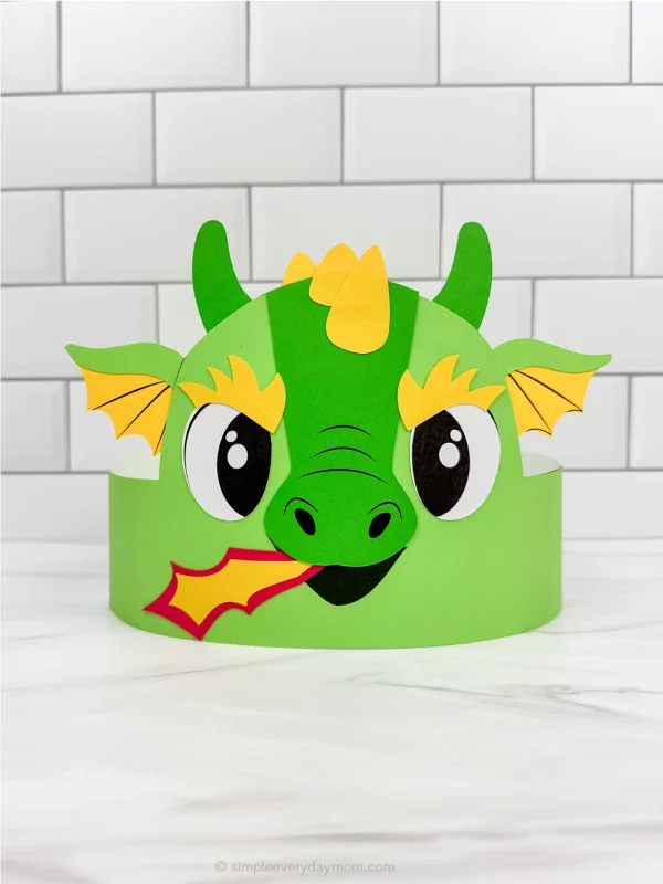 solo image of dragon headband craft