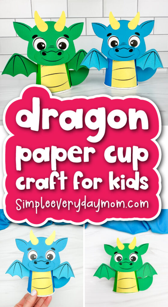 dragon paper cup craft cover image