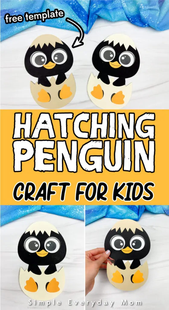 Hatching Penguin Craft For Kids Free