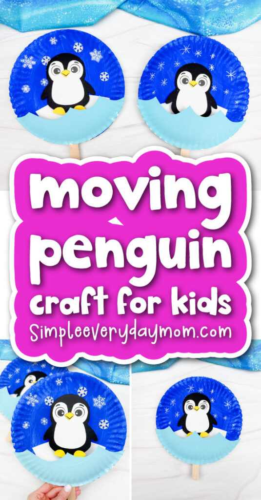moving penguin paper plate craft cover image