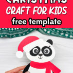 panda christmas craft pinterest image