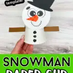 snowman paperman craft pinterest image