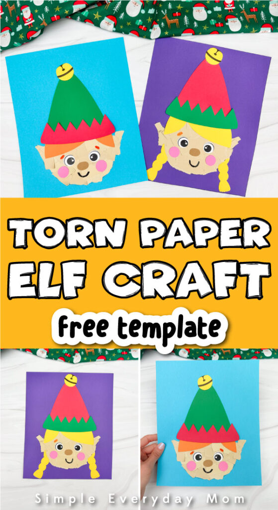torn paper elf craft cover image